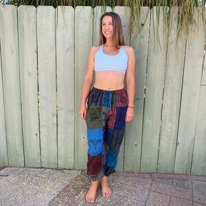 Hipster Patterned Pants OSFM